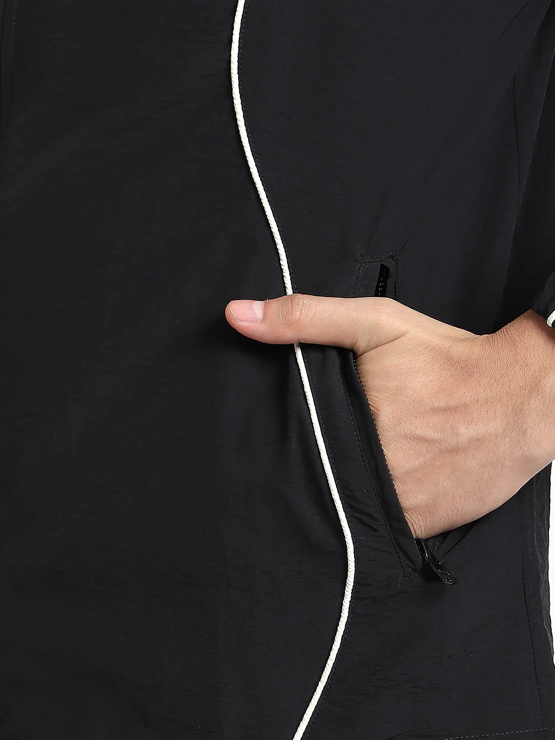 Black AeroFlex Windbreaker Jacket - Image 8