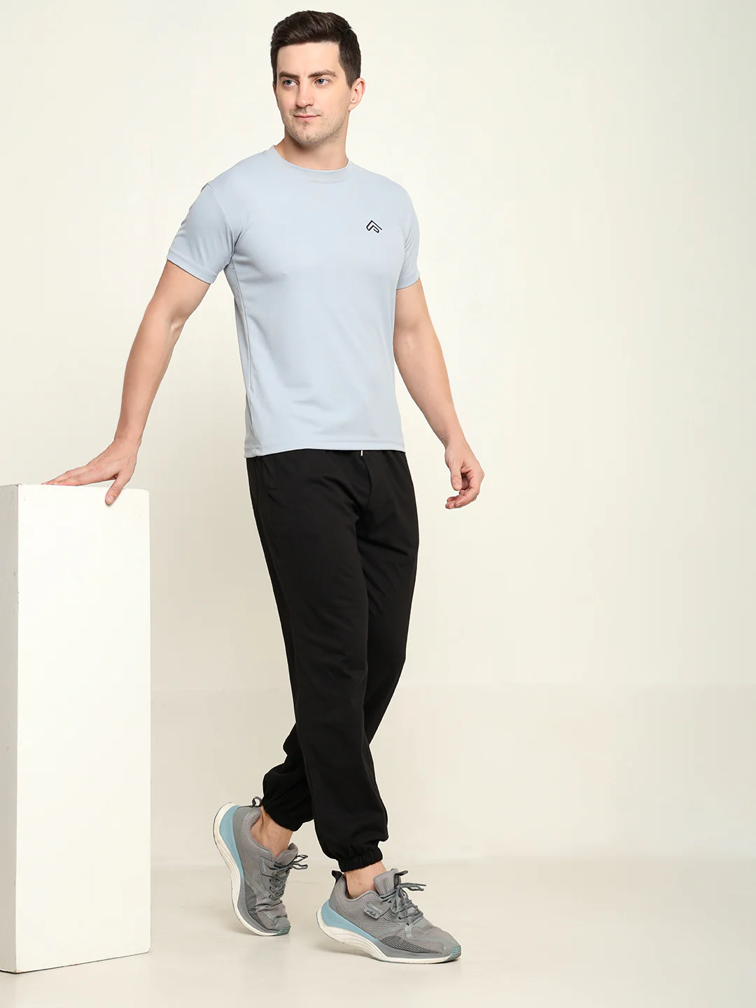 Breathable Loose Fit Cotton Track Pant for Men.(Black) - Image 7