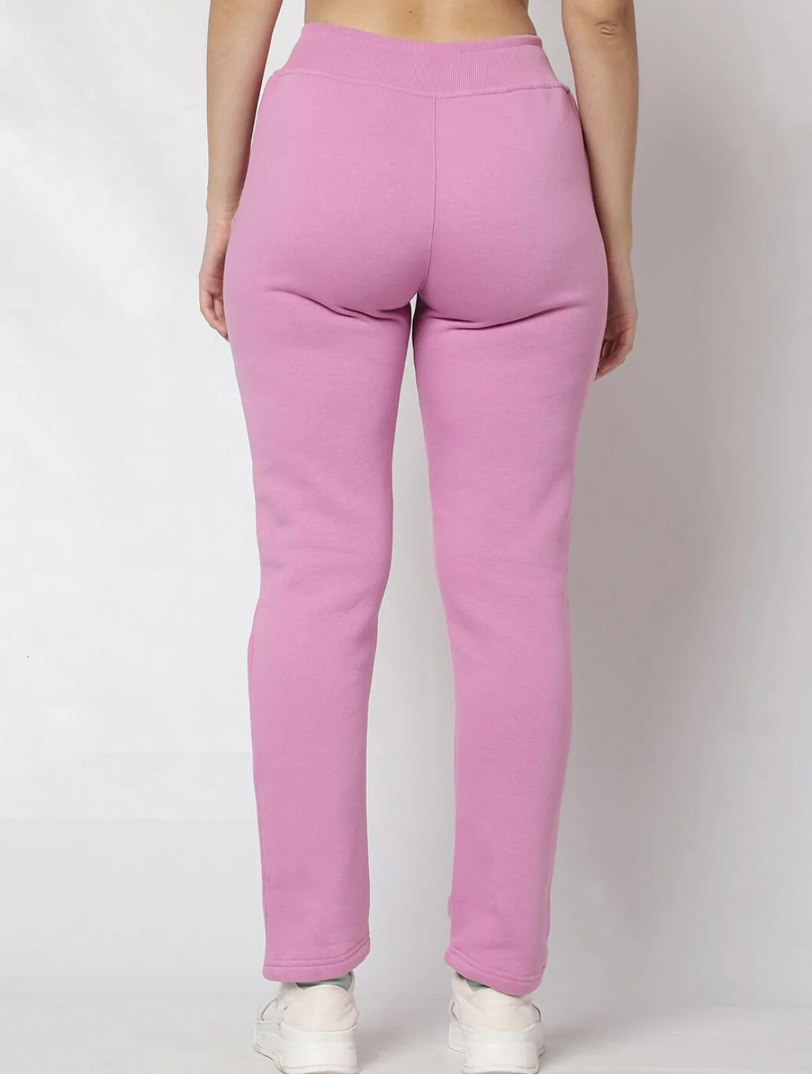Pink Fleece Winter Track Pant for Women - Image 4