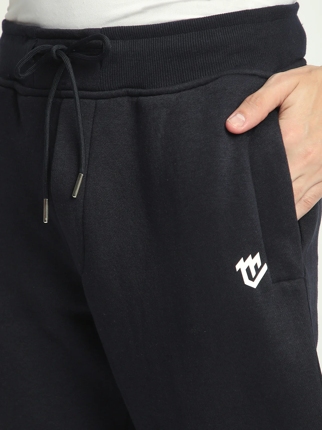 Fleece Winter Track Pant for Men. (Navy Blue) - Image 7