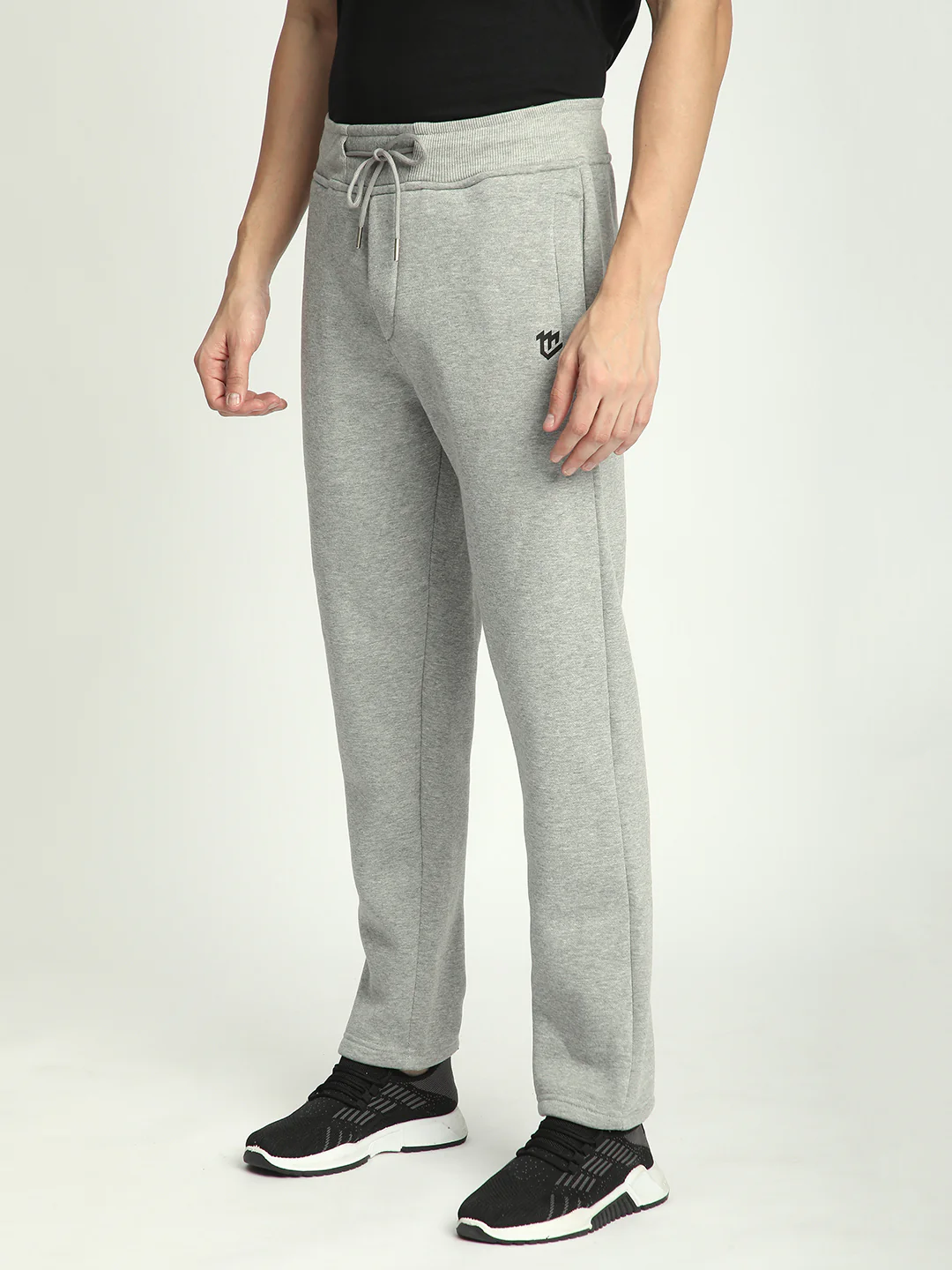Fleece Winter Track Pant for Men. (Grey) - Image 3