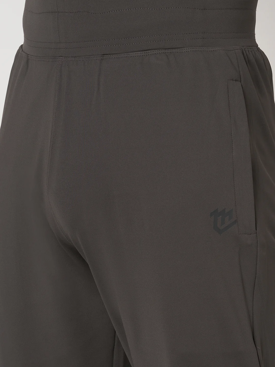 Rapid Dry Brown Solid Track Pant for Men (Brown) - Image 8