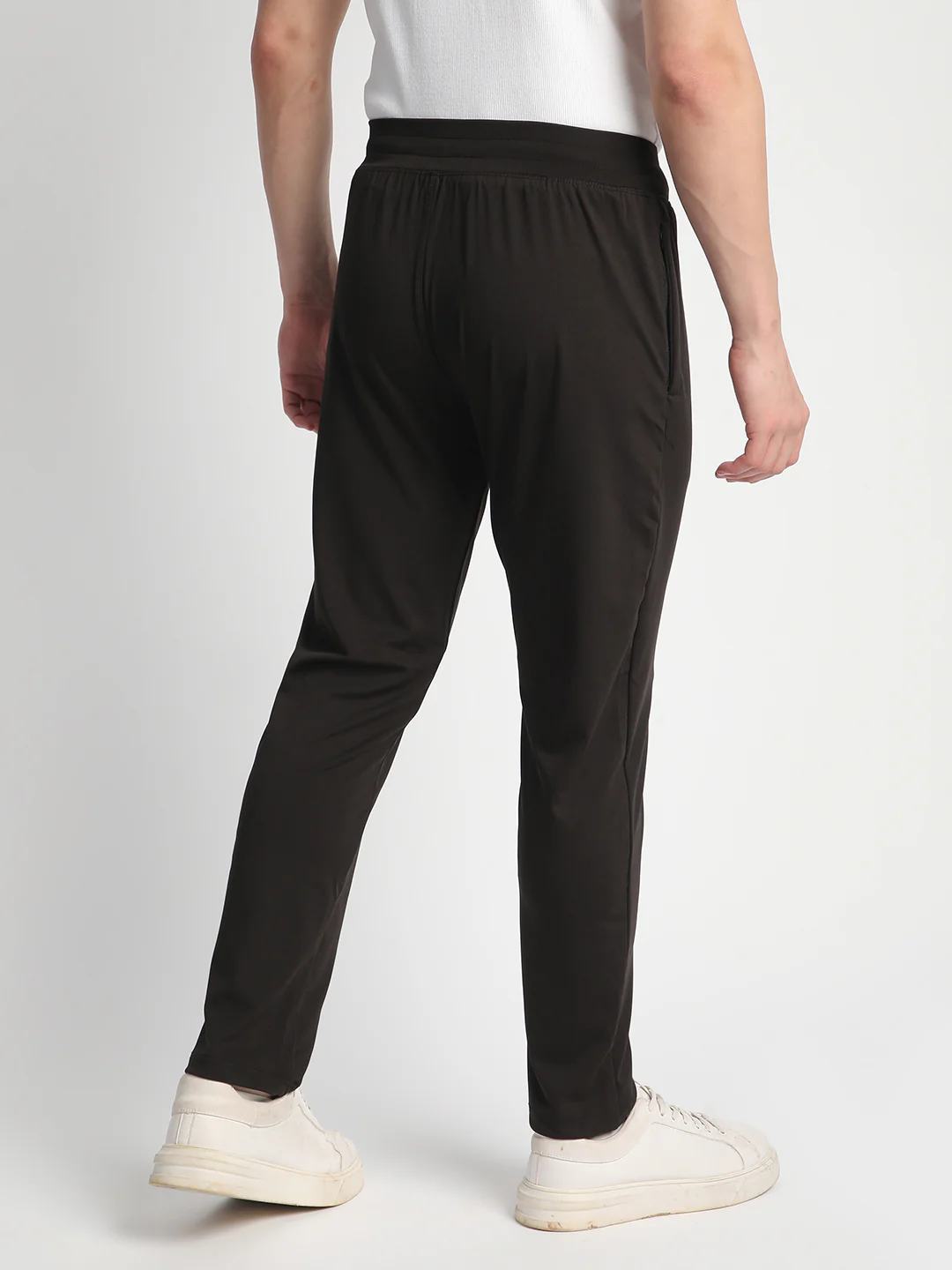 Rapid Dry Black Solid Track Pant for Men. (DRITX) - Image 5