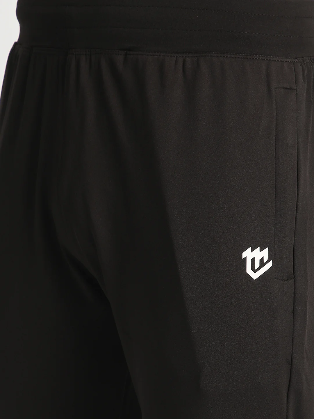 Rapid Dry Black Solid Track Pant for Men. (DRITX) - Image 7