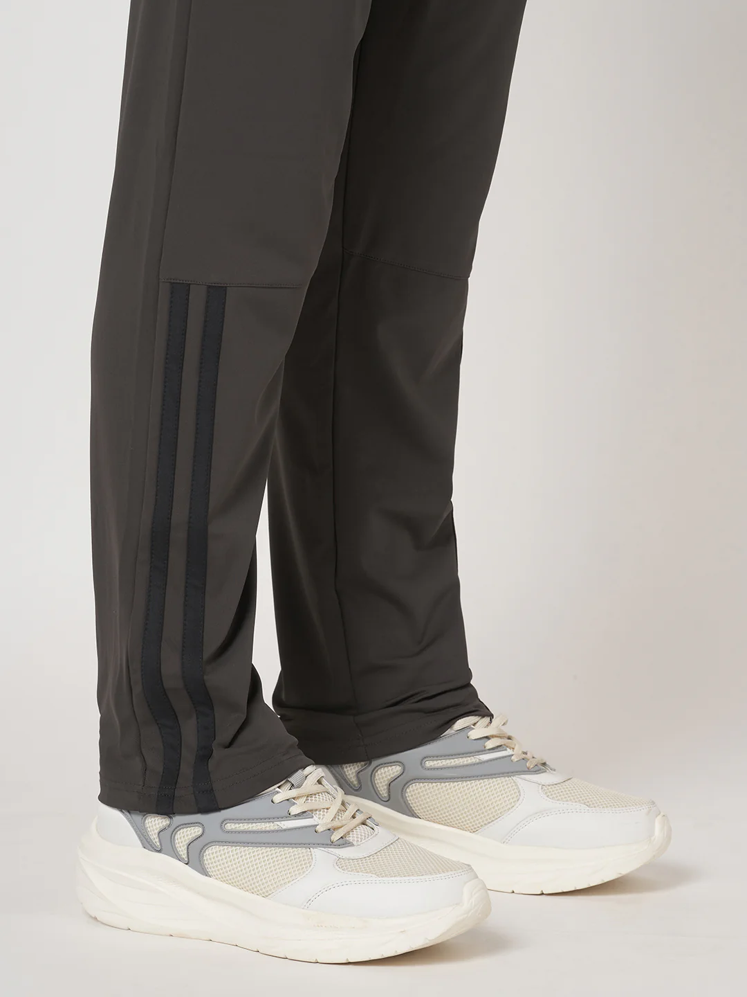 Rapid Dry Brown Striped Track Pant for Men (Brown) - Image 5