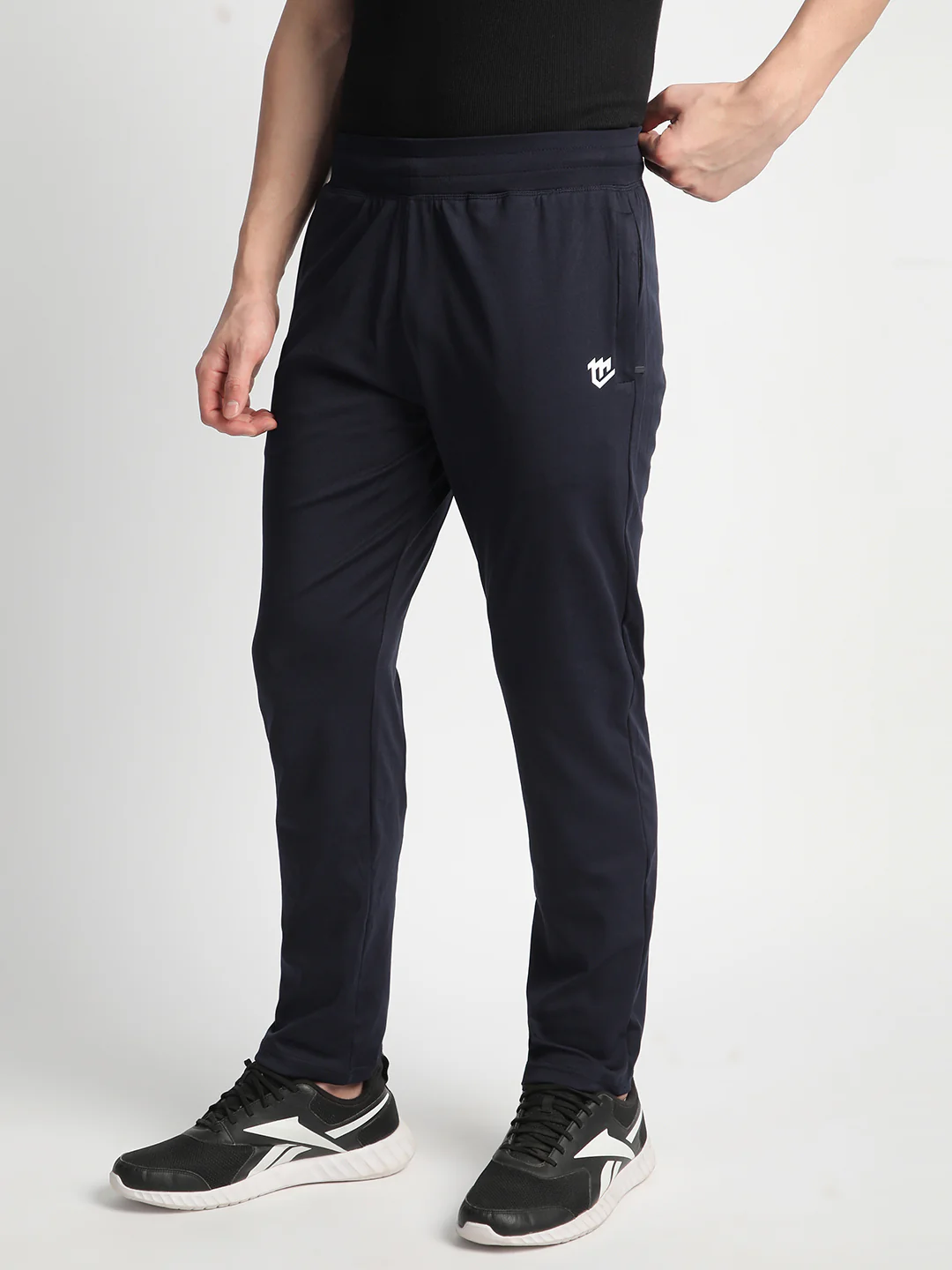 Rapid Dry Blue Solid Track Pant for Men (DRITX) - Image 2