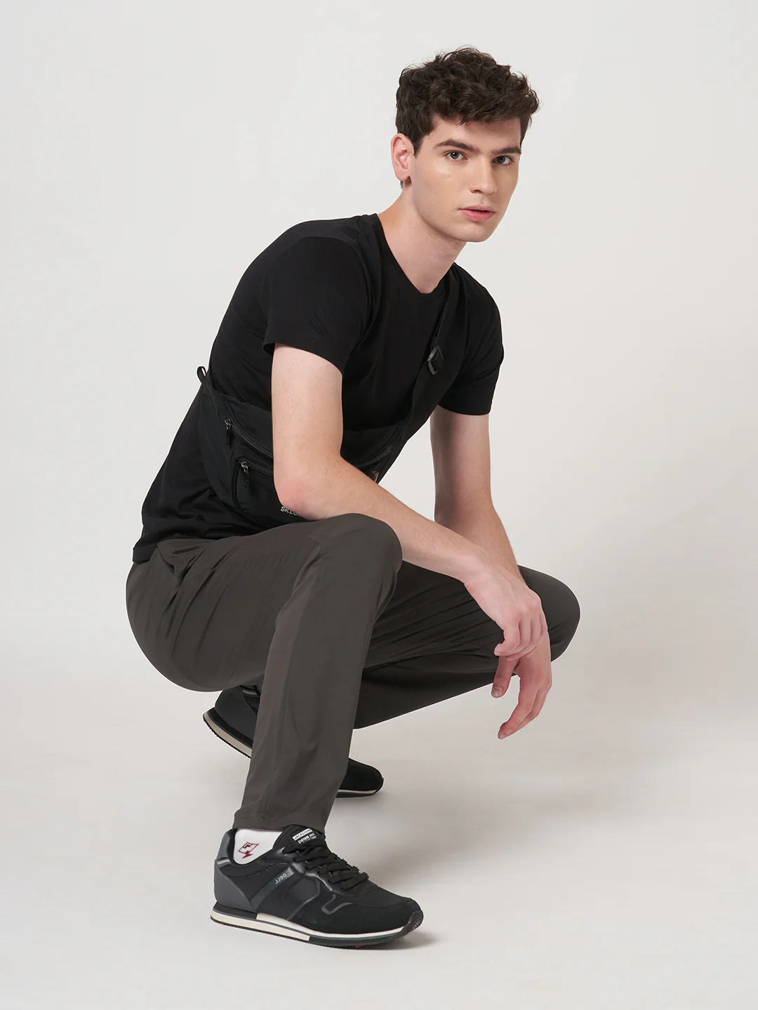 Rapid Dry Brown Solid Track Pant for Men (DRITX)