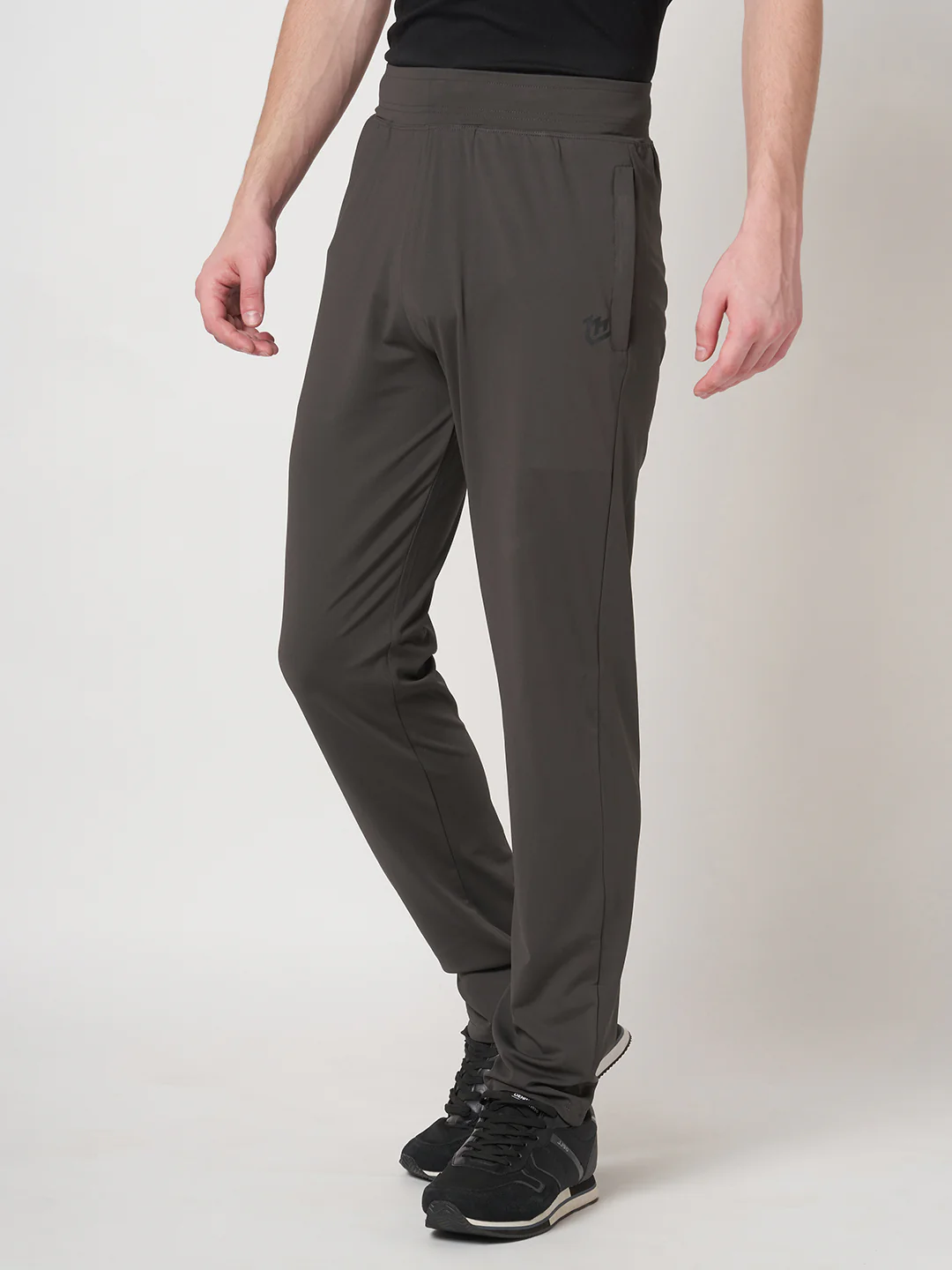 Rapid Dry Brown Solid Track Pant for Men (DRITX) - Image 3