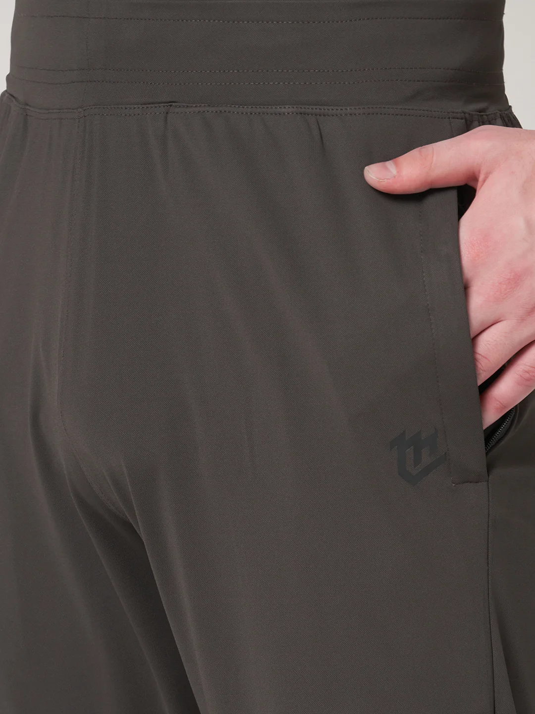 Rapid Dry Brown Solid Track Pant for Men (DRITX) - Image 6