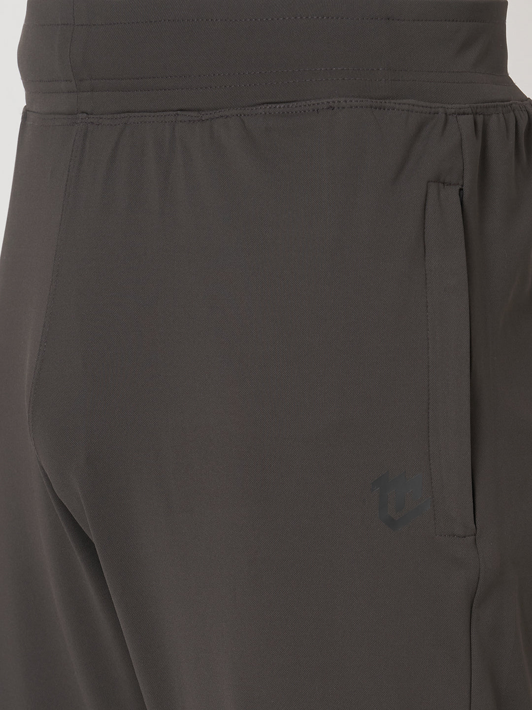 Rapid Dry Brown Solid Track Pant for Men (BROWN) - Image 7