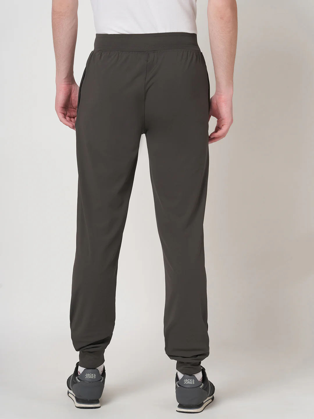 Rapid Dry Brown Solid Track Pant for Men (BROWN) - Image 8