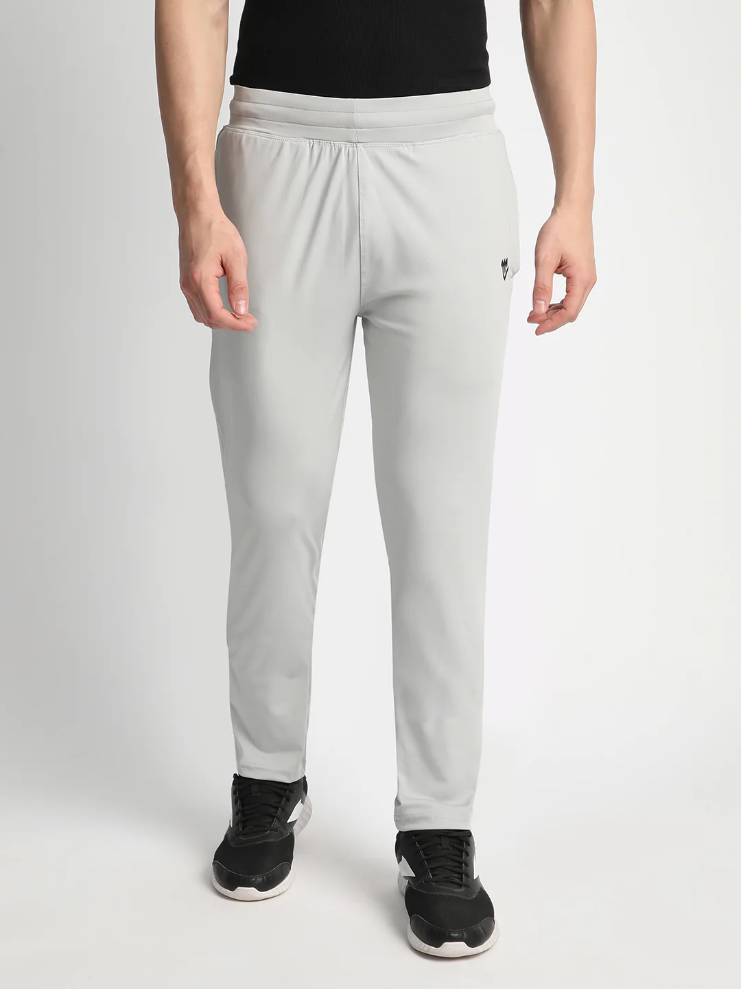 Rapid Dry Grey Solid Track Pant for Men (DRITX)