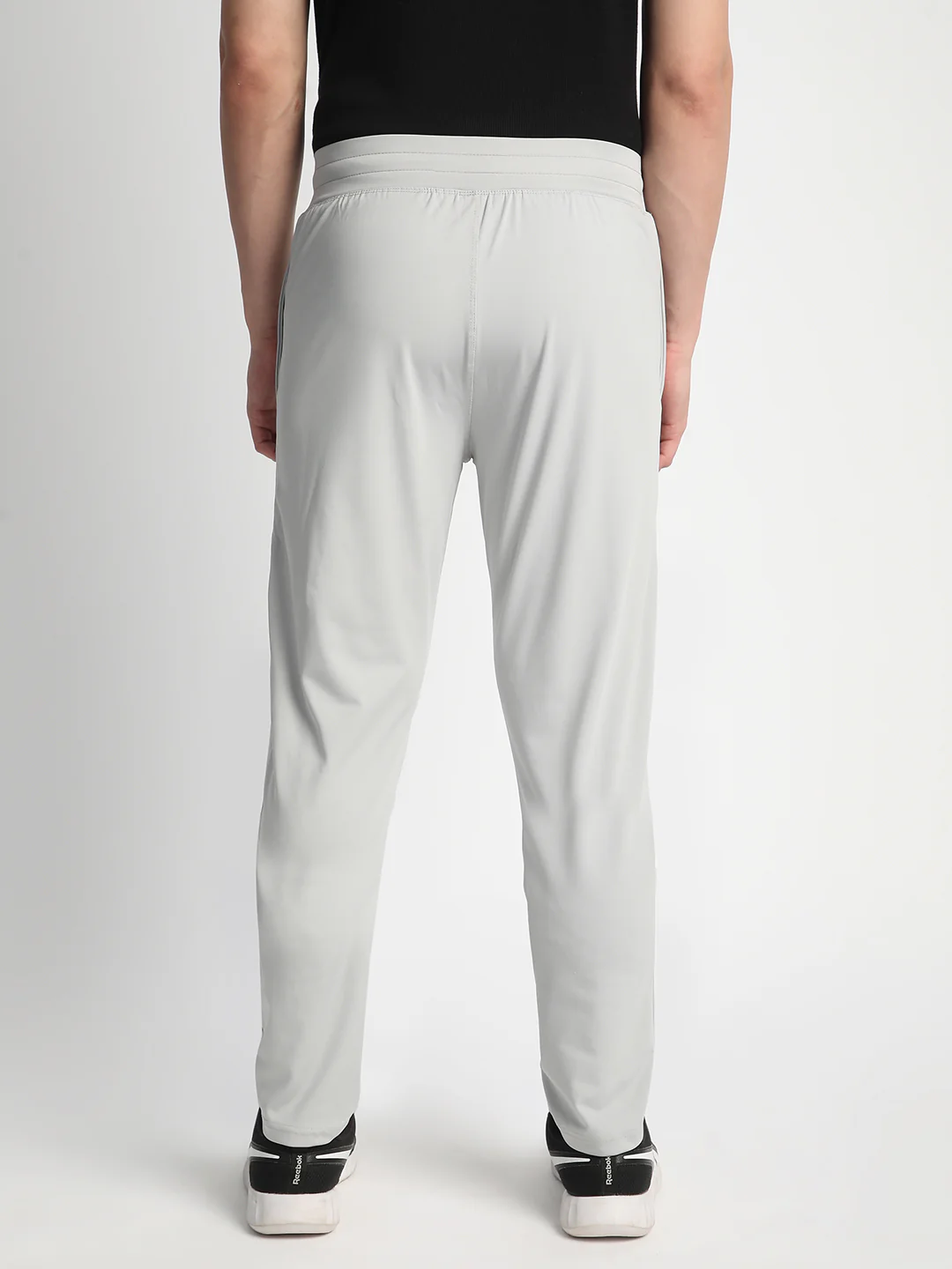 Rapid Dry Grey Solid Track Pant for Men (DRITX) - Image 3