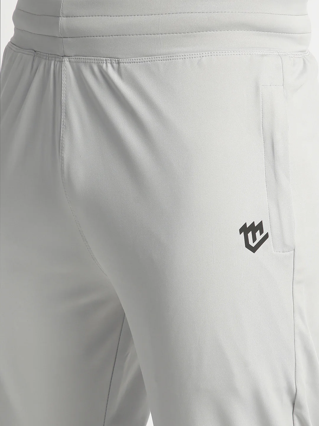 Rapid Dry Grey Solid Track Pant for Men (DRITX) - Image 6