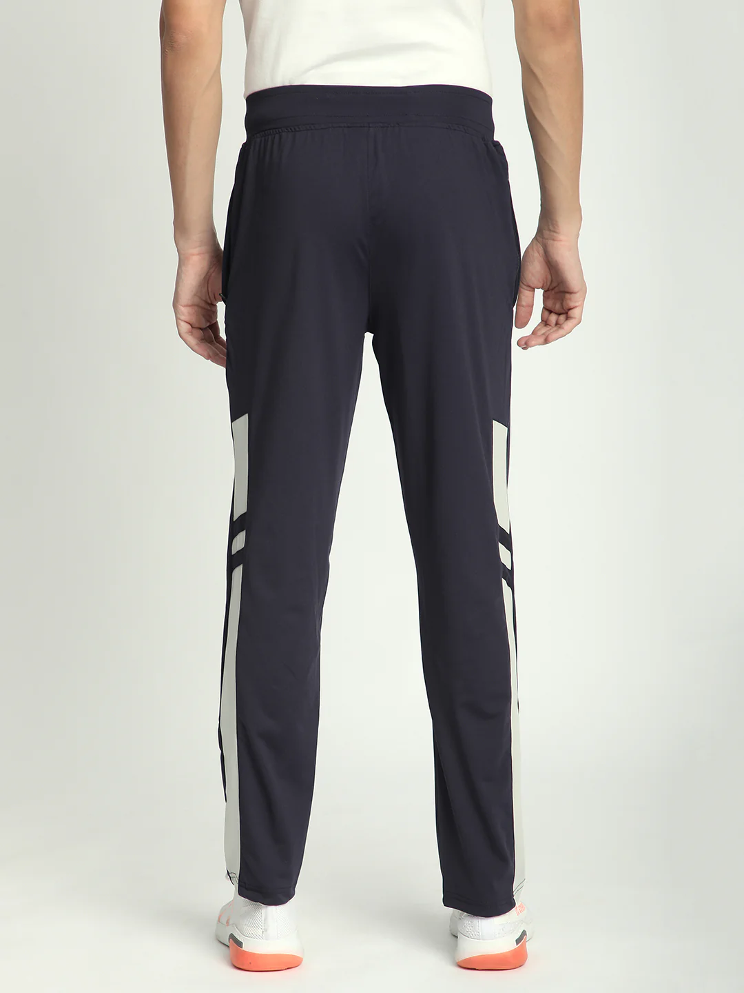 Rapid Dry Striped TrackPant (Navy Blue) - Image 3
