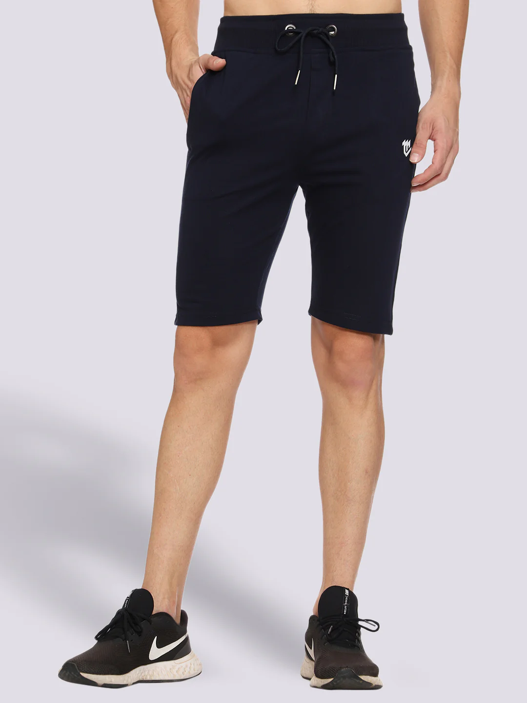 Navy Blue Shorts For Men - Image 2