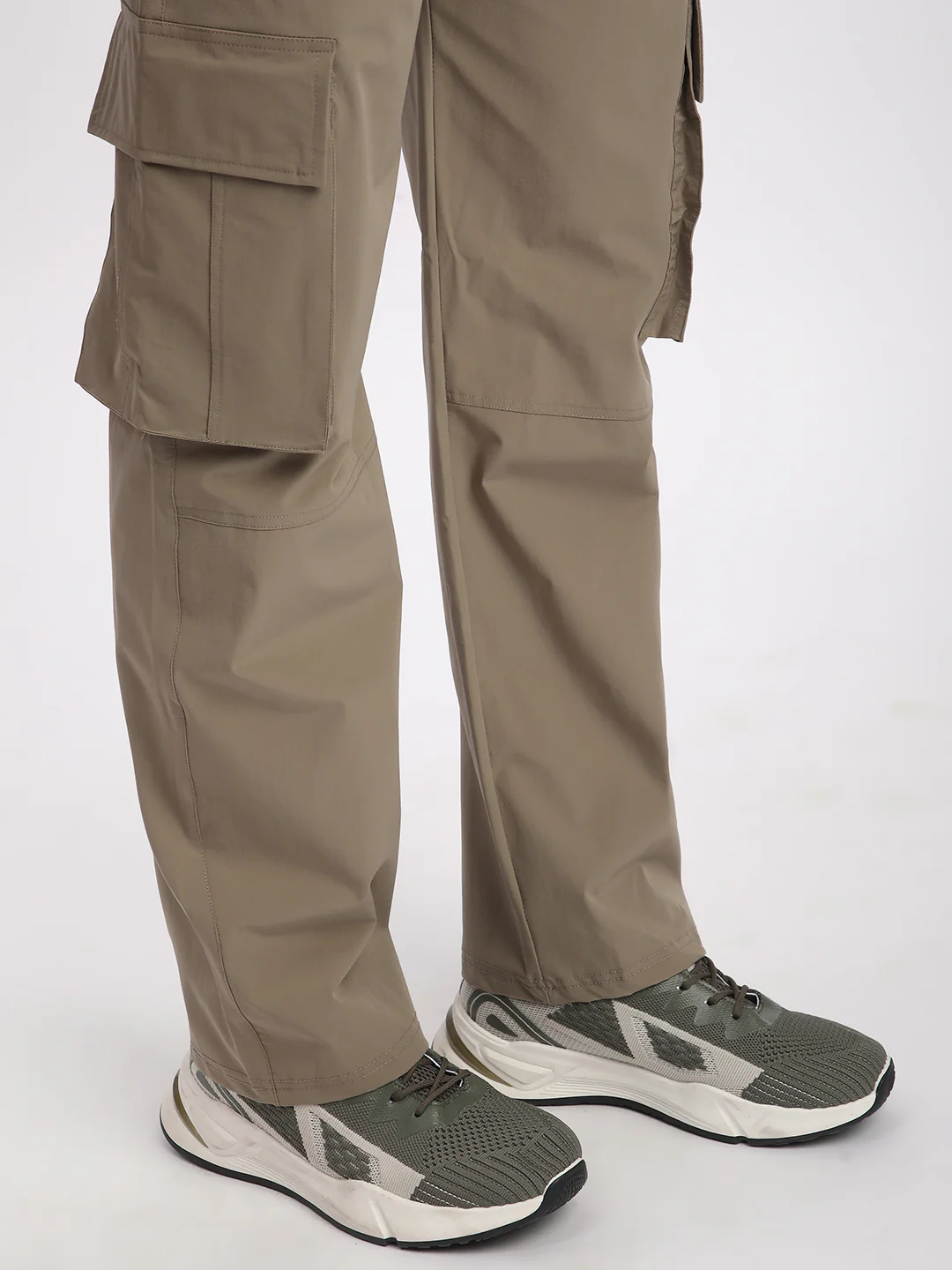 Straight Fit Cargo Pants For Men. (Khakhi) - Image 8