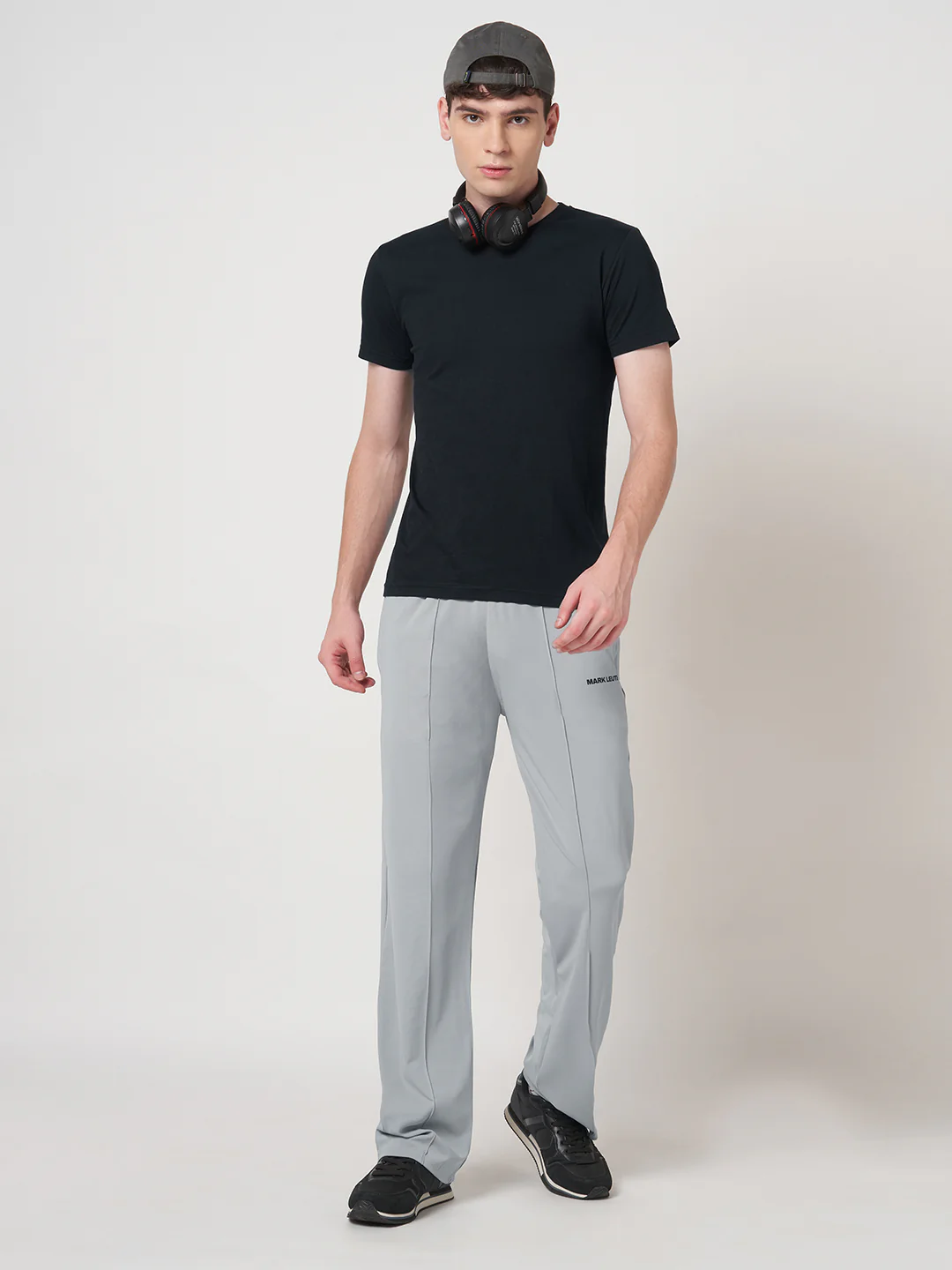Straight Fit Rapid Dry Track Pant (Grey) - Image 2